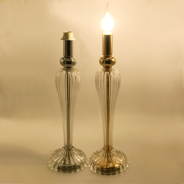 Rechargeable Glass Table Lamp